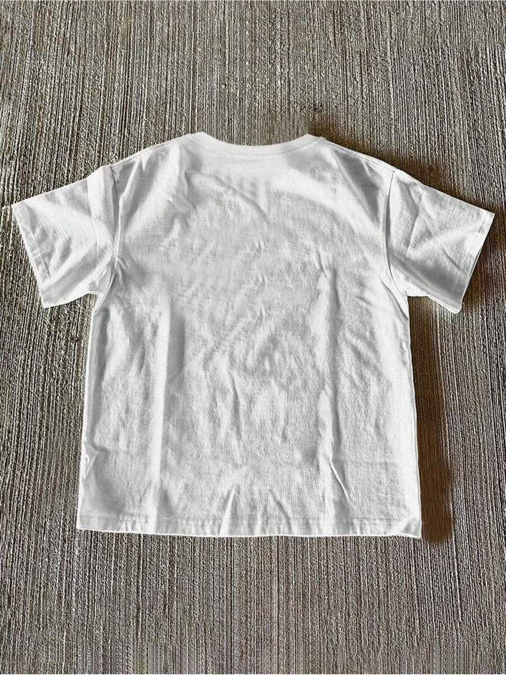 Casual Cross& Letter Print Round Neck T-Shirt