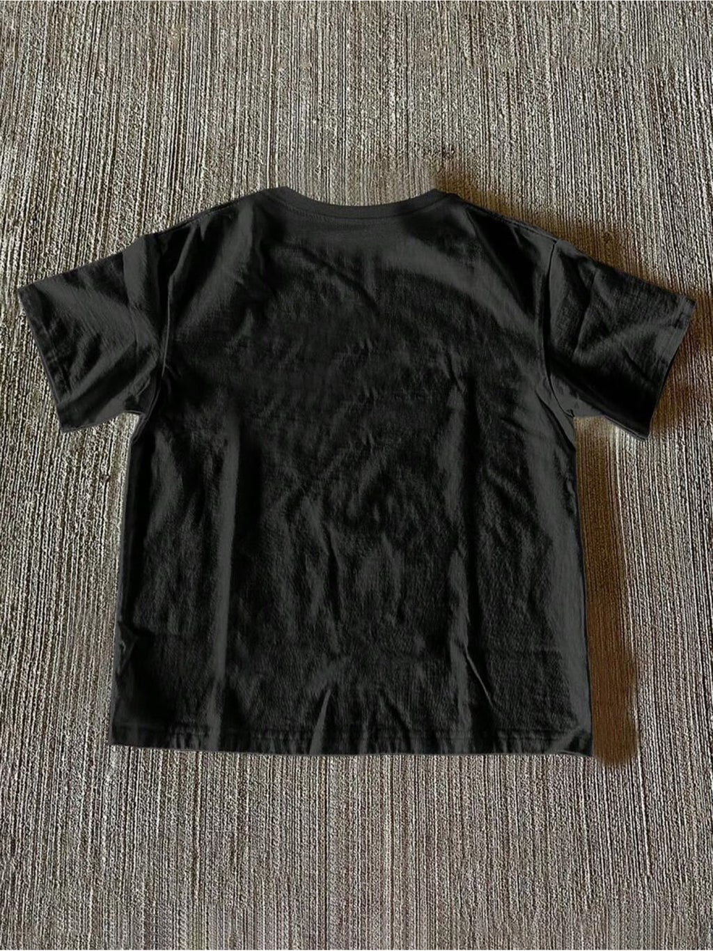 MENS Casual Cross& Letter Print Round Neck T-Shirt
